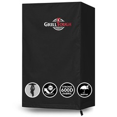 GrillTough Heavy Duty Smoker Cover, 30 Inch – Waterproof, Weather Resistan