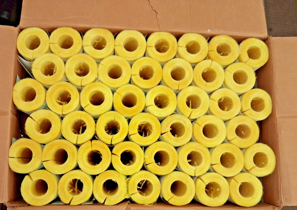 Pro Fiberglass Rigid Pipe Insulation QTY45 1″ Thick 3ft L FIPC01210UJ