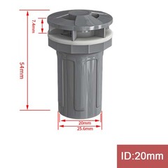 PVC Straight/90° Elbow Pipe Fitting Bulkhead For Aquarium Tank Connector 20-50mm