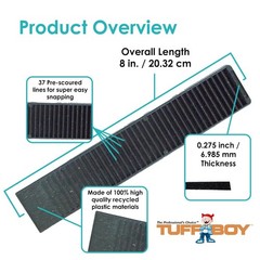 12 Pack of Easy Customizable 8″ Composite Shims – Perfect for DIY Leveling Tasks