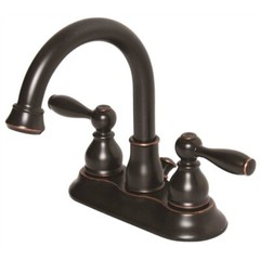Premier Muir 4″ Centerset 2-Handle High-Arc Bathroom Faucet Oil Rubbed Bronze