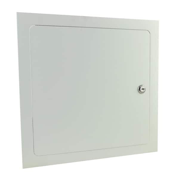 Elmdor Metal Wall/Ceiling Access Panel Rounded Corners Galvanized Steel 14 in. H