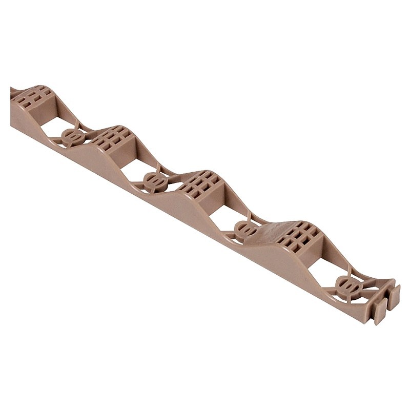 Palruf 92771 Closure Strip, 2 ft L, 1-1/4 in W, Asphalt Saturated Glass