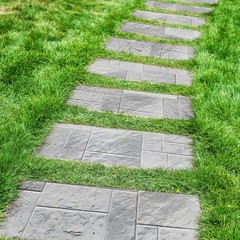 Concrete Stamps Mat,24 x 24 in,7 pcsConcrete Texturing Skin Polyurethane Stamp S