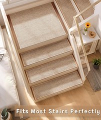 Xaarmonex Non Slip Liner Stair Treads Matching Mat For Wooden Steps 30X30