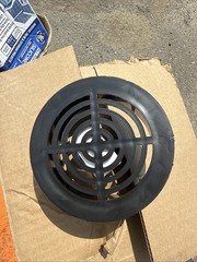 FLEX Drain 4 in. Black Copolymer Drain Cap. Amerimax Home Product
