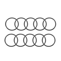 10Pcs Black 31 x 2mm Industrial Flexible Rubber O Ring Oil Sealing Grommets