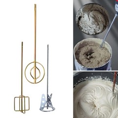 Cement Mixing Rod Square Handle Paint Mixer Drill Supplies for Garage Cement