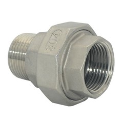 Stainless Steel M/F Union 1 ” in inch NPT Pipe Split Coupling Male Female SS304
