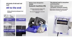 Planer Shoveling Machine Shovels Wall Skin Electric Wall Shoveling Aircraft