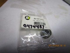 0.1875″ Bore x 1/2″ OD 0.1960″ W Single Row Radial Ball Bearing