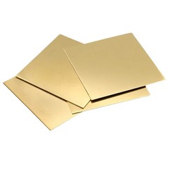 2pc H62 Brass Sheet 0.5/0.8/1/2/2/3/4/5/6mm 100x100mm Plate DIY Contruction Pad