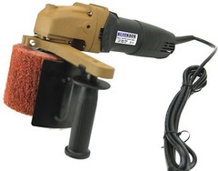 BLUEROCK ® Tools Model 120D Large Barrel Wheel Polisher Burnisher Steel Metal
