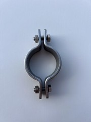 Metal Pipe Clamp Hanger Stainless Steel Bracket Fittings 40mm 304 Sanitary 6pcs