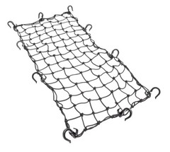 Powertye 15in x 30in Elastic Cargo Net with 10 Adjustable Hooks and Tight 2in…