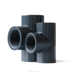 PVC Pipe Fittings Tee Socket 1/2″ -2″ BSP Threaded T Type Solvent Weld 3-Way