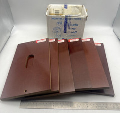 NORFIELD Lot of 6 Door Jamb Strike Templates 7250-025 HOPPE Mortise Pattern USA