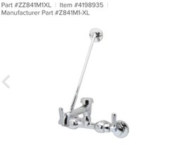 Zurn Z841M1-XL Side Handle Service Sink 8” Spread With 6” Vacuum Breaker Spout