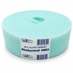 Sill Plate Gasket, 3 1/2In X50 Ft Aqua Foam Sill Sealer, Foundation Seal for Woo