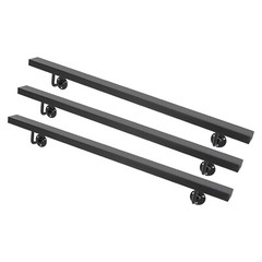 Stainless Steel Stair Rail 101×9.8cm – Baking Paint Wall Mount, 90kg Capacity