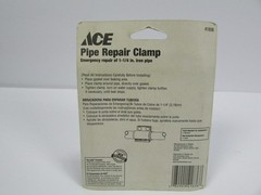 Ace Pipe Repair Clamp 1-1/4 Inch Iron Pipe Emergency Leak Seal Model 41836 New