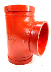 SPF Style ST-1 Straight Tee 4″ Grooved End IPS Pipe Size Fitting