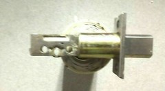 SCHLAGE DEADBOLT (BOLT ONLY AS SHOWN) 2 3/8″ (60MM) BS US26D NOS