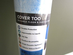 Cover Too Non-Slip Self-Adhering Reusable Film Floor & Surface Covering Protect