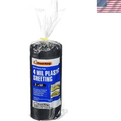 Durable 350B Polyethylene Sheeting – 3′ x 50′ x 4 Mil, Essential Outdoor Cover