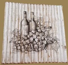 (40 sq. ft.)Corrugated Metal Sheets 2×2 Ceiling Tiles Rustic Farmhouse Decor