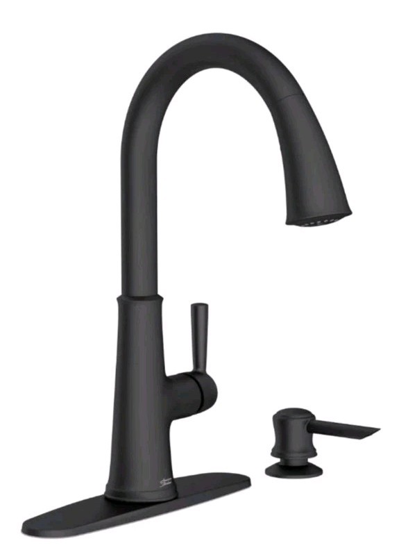 American Standard Maven 9319300.243 – Matte Black Pull-Down Kitchen Faucet