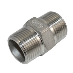 3/4″ in Male to Male Pipe Fitting Hex Nipple NPT Stainless Steel 304 connector