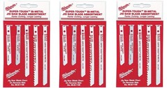 Milwaukee 49-22-1168 Universal Jig Saw Blade Set Metal/Wood 5-Blade 3 Pack