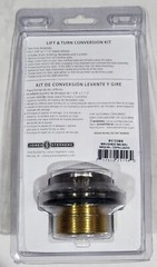 JONES STEPHENS Bath Tub Drain Conversion Kit in Brushed Nickel B5155BN