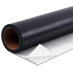 Pushglossy 1 Roll Epdm Rubber Roofing Membrane 39″ x 39 Inch X 5 Feet, Black