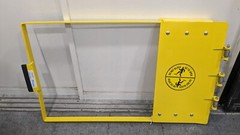 FABENCO Self Closing Rail Safety Gate 36" – 42" Powder Coated Steel G