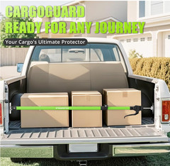 Barra Divisoria Ajustable para Camioneta con Red Organizadora 40 a 79 Pulgadas