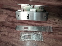 Mortise Dead Lock ,RH, US26D “Designer Hardware “Key Outside Thumb Turn Inside