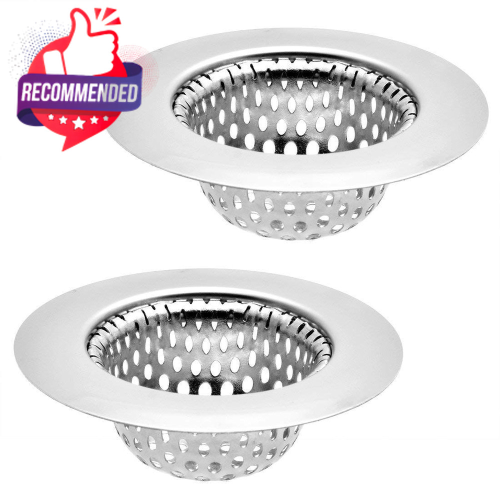2 Pack – 2.75″ Top / 1.5″ Basket, Stainless Steel Slop, Utility, Kitchen And