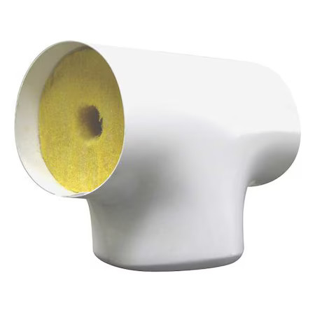 Zoro Select Tee415 1-1/2″ Fiberglass Tee Pipe Fitting Insulation, 1-1/2″ Wall,