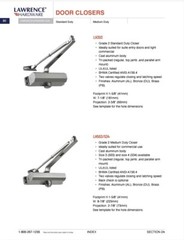 Door Closer for Residential and Light Commercial Door Use LH503