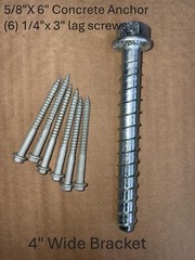 Perma Column Sturdi-Wall; post frame “L” bracket with hardware