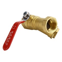 1/2″ 3/4″ 1″ BSP Brass Y Type Strainer Filter Ball Valve Equal Female Thread