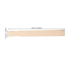 15Pcs Khaki Birch Wooden Paint Stir Sticks Durable Mixing Tools for Resin Craft