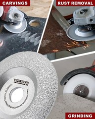 DT-DIATOOL Diamond Grinding Cup Wheel Vacuum Brazed Granite Marble Diameter 4…