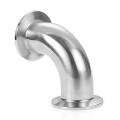 90 Degree Elbow Sanitary Tri Clamp Fitting Adapter A2/A4 Stainless Steel Elbow