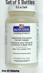 Mohawk Waterborne Conversion Varnish Catalyst 6.5 oz Set of 6