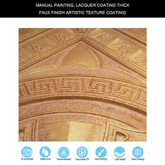 Faux tin ceiling tile Decoration panel for Cafe PL01 Vintage brown gold 10pcs