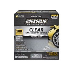 Rust-Oleum 90 oz. Clear Polycuramine Top Coat 2.5 car Garage Floor Kit clear