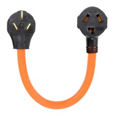 SURIEEN NEMA 10-50P Male to 10-30R Female Dryer Adapter Plug, 1.5FT 3 Prong…